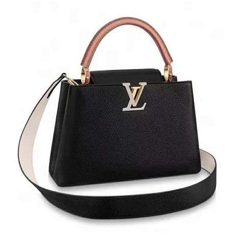 lv mini capucines price|small black louis vuitton purse.